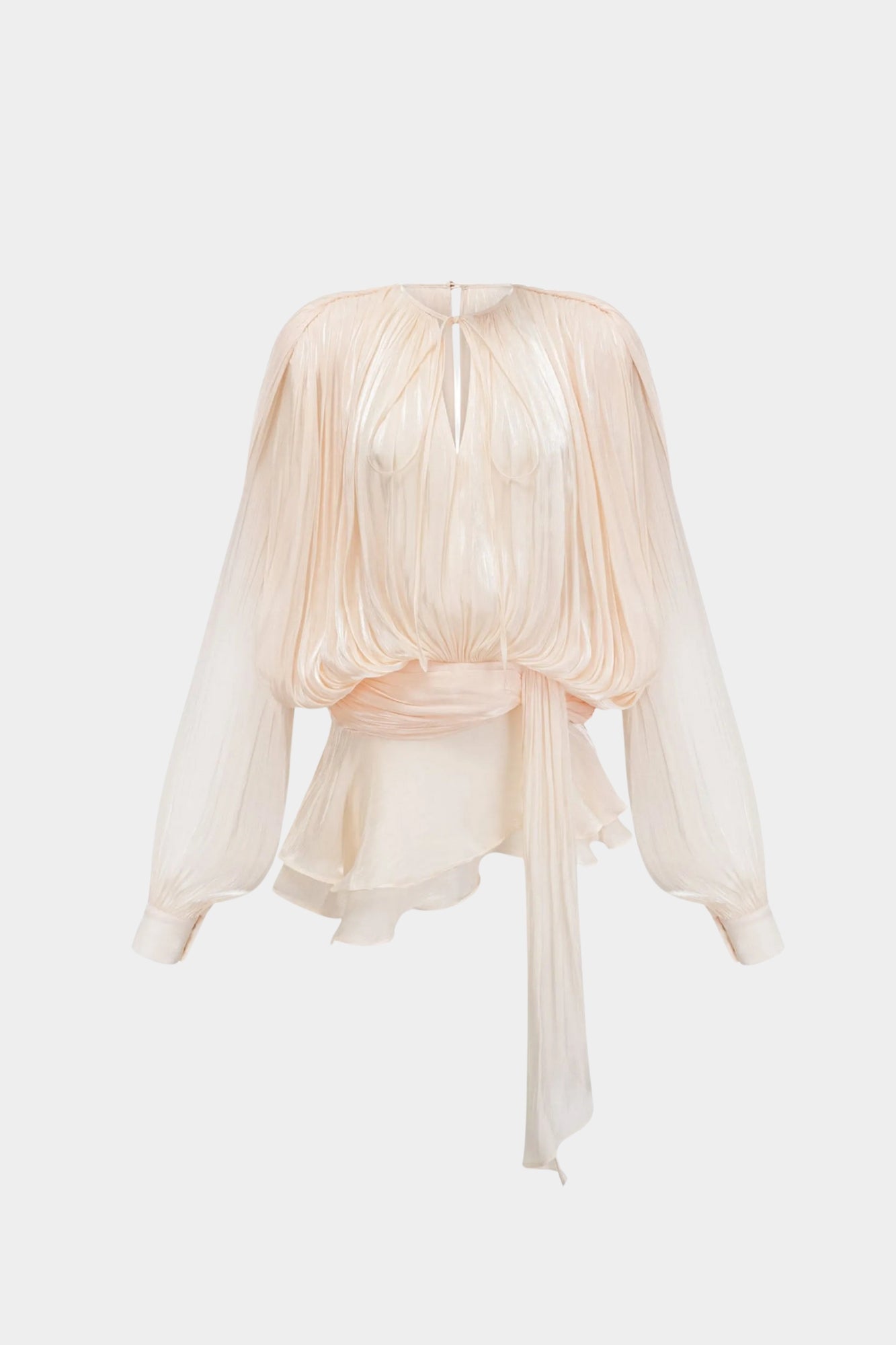 LIVIA Pleated Mesh Dress