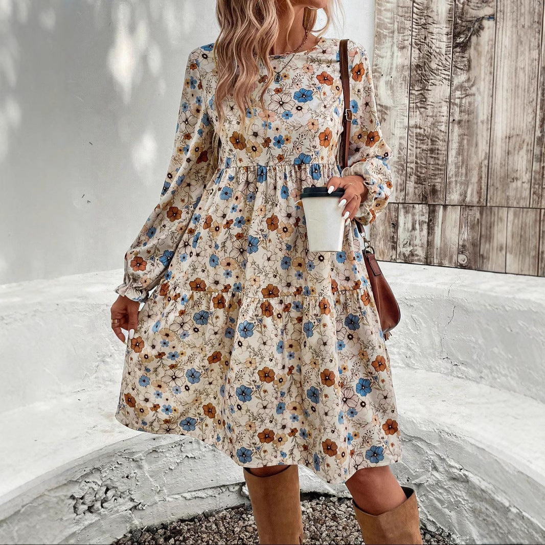 Celeste's Retro Puff Dress – Timeless Elegance