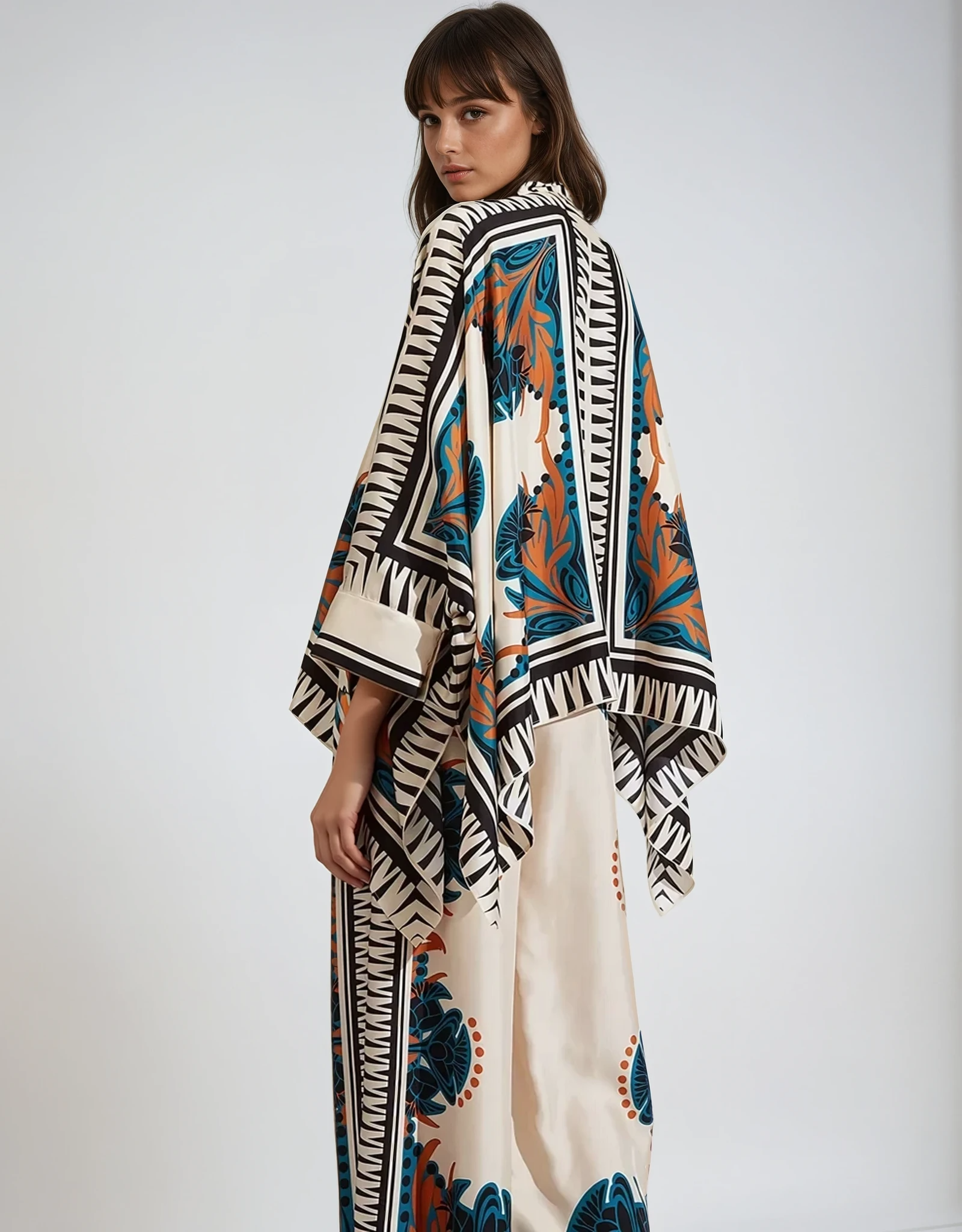 LUCIA Stand-Up Collar Two-Piece Set