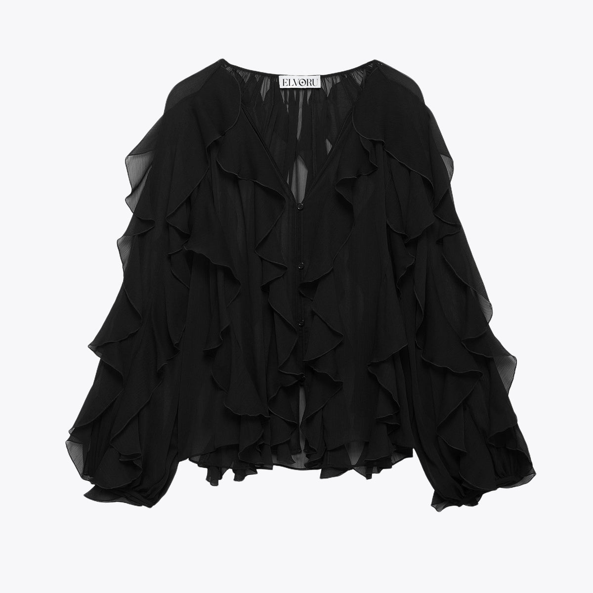 PURE DESIRE Ruffle Blouse