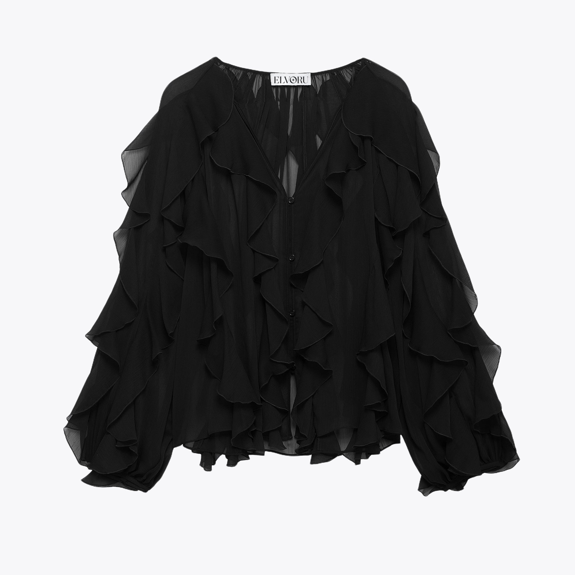 PURE DESIRE Ruffle Blouse