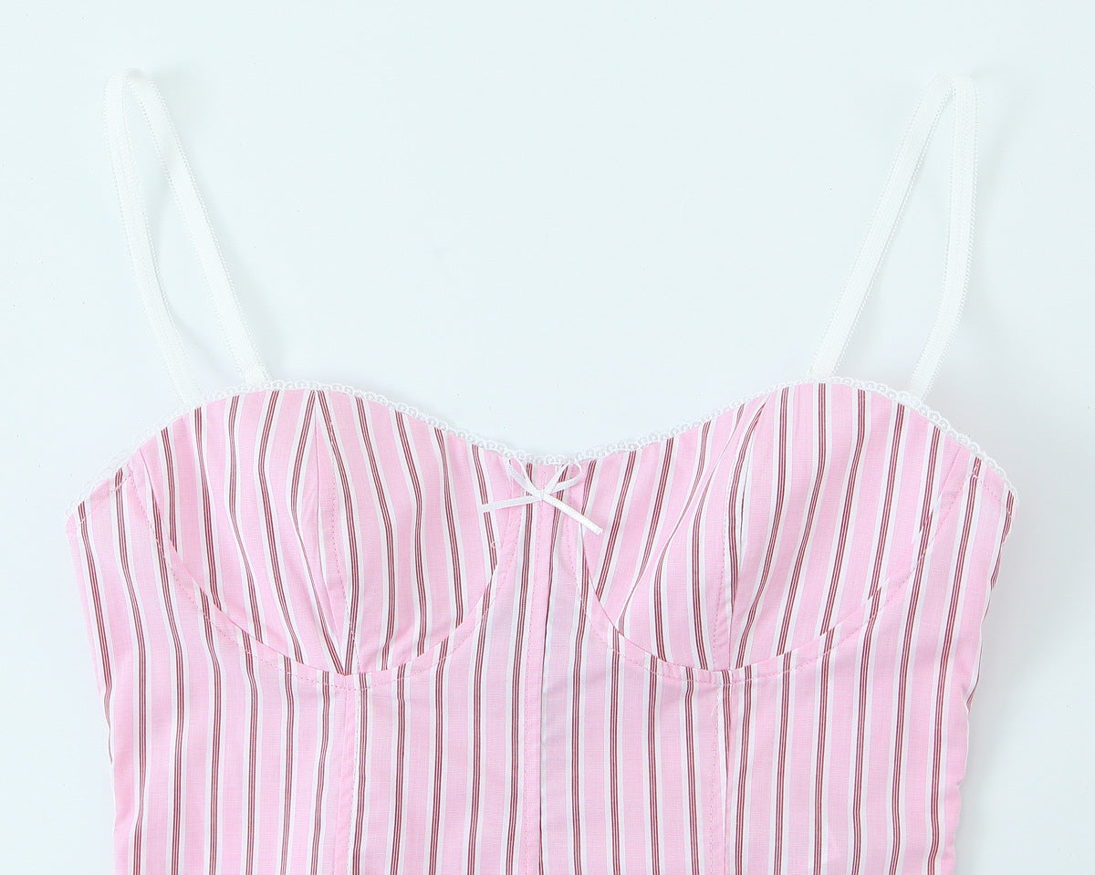 VIVIANA Striped Top
