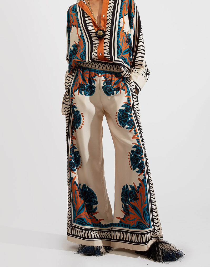 LUCIA Stand-Up Collar Two-Piece Set