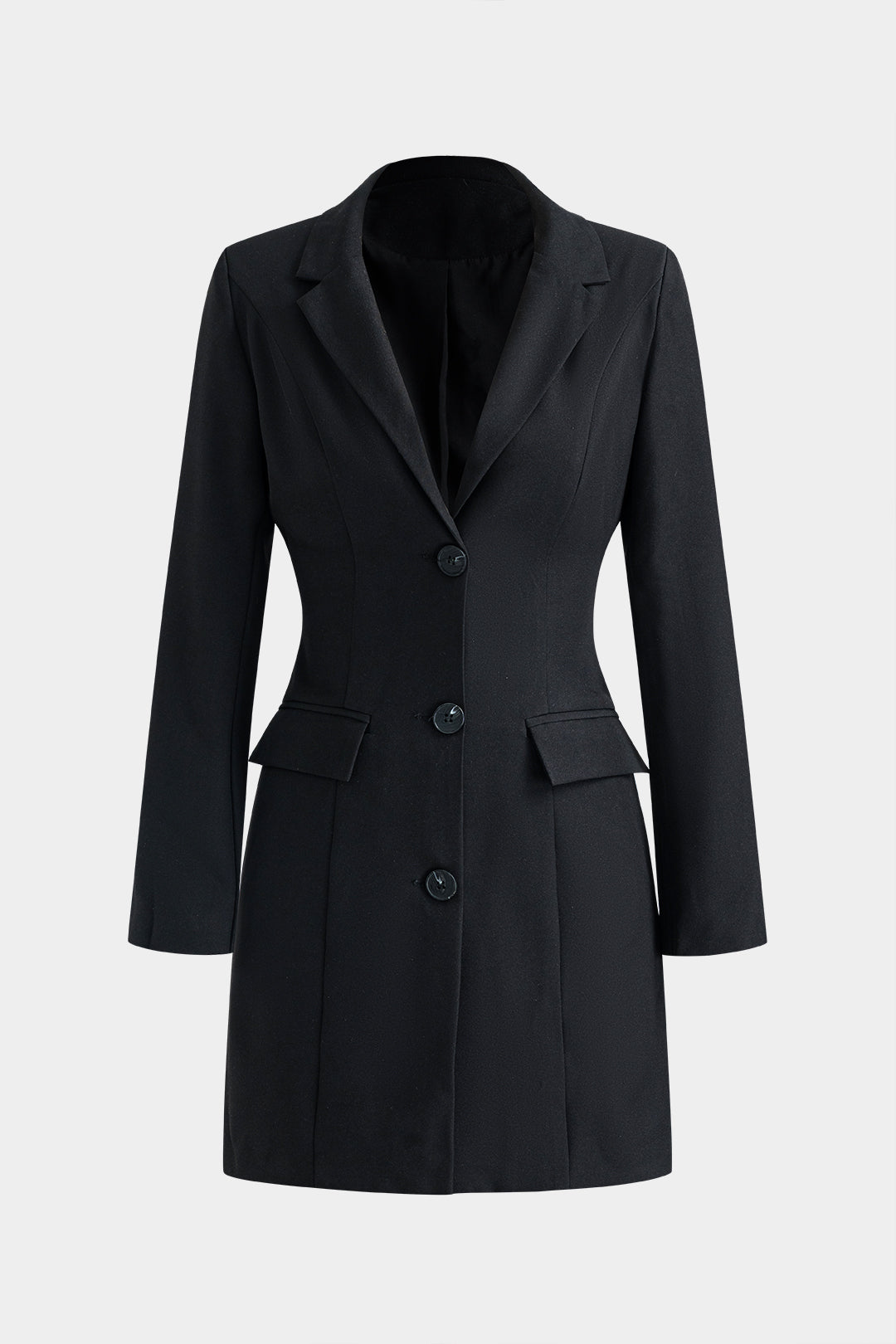 VIRENA Tailored V-Neck Blazer Mini Dress