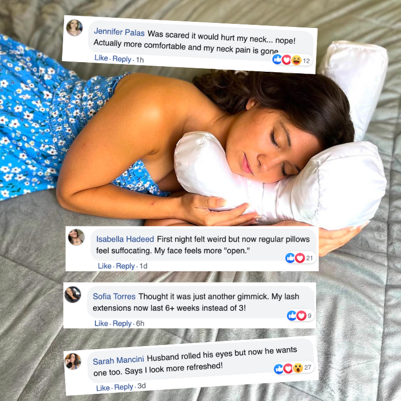 Anti Wrinkle Pillow + Silk Pillowcase