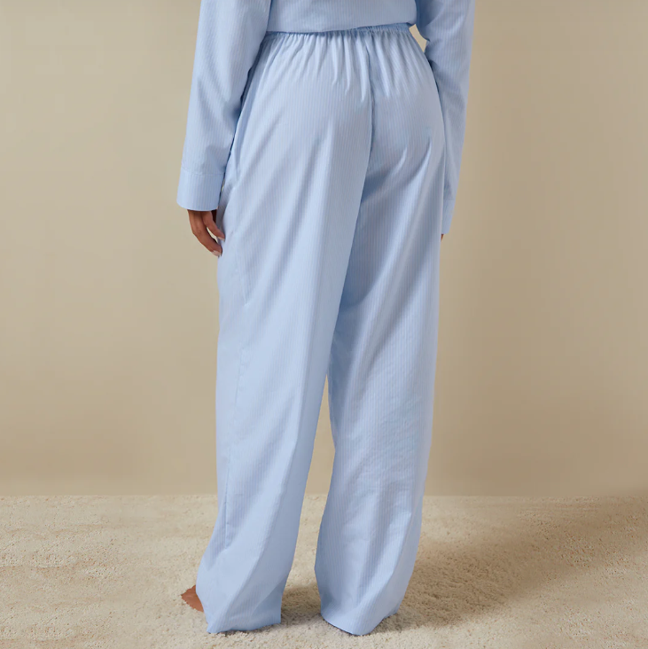 Long Premium Striped PJ Top