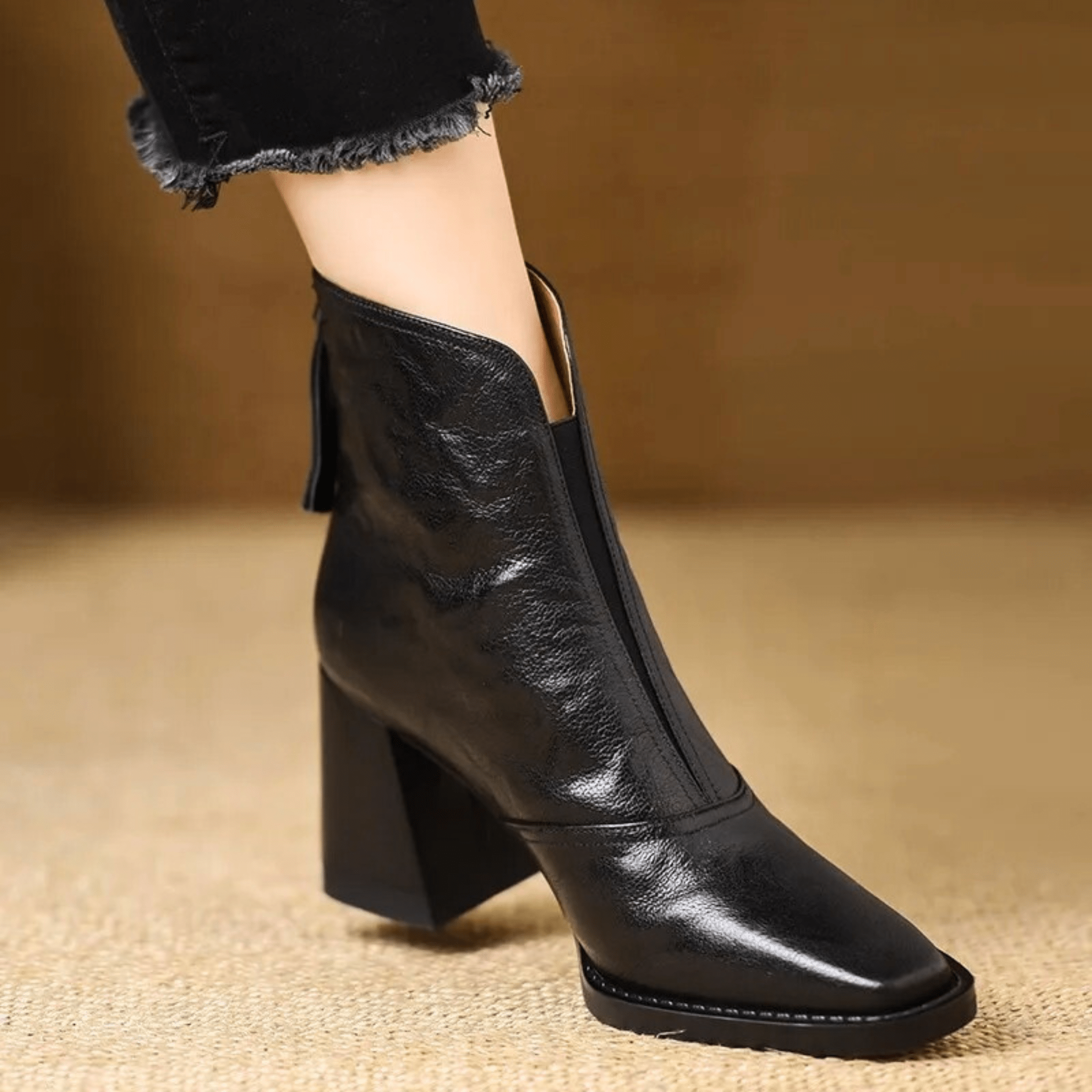 Rosalie™ | Luxury Mid-Heel Ankle Boots